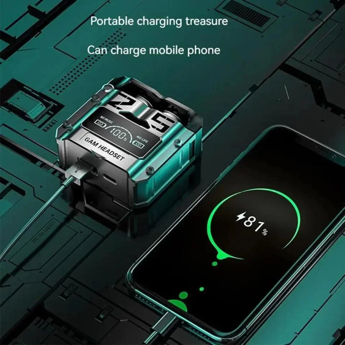 M25 Wireless 5.3 Gaming Earbuds
