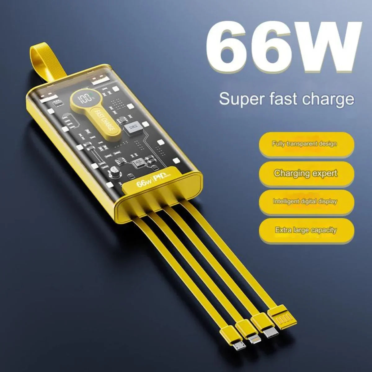 Qtech Power bank Q120 10000 Mah 22W PD