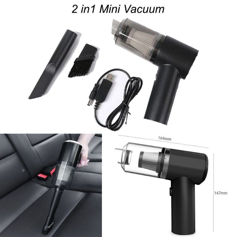 Mini Wireless Rechargeable Vacuum Cleaner