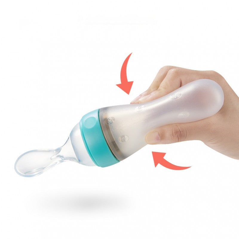 Baby Spoon Bottle Feeder Dropper Silicone Spoons for Feeding