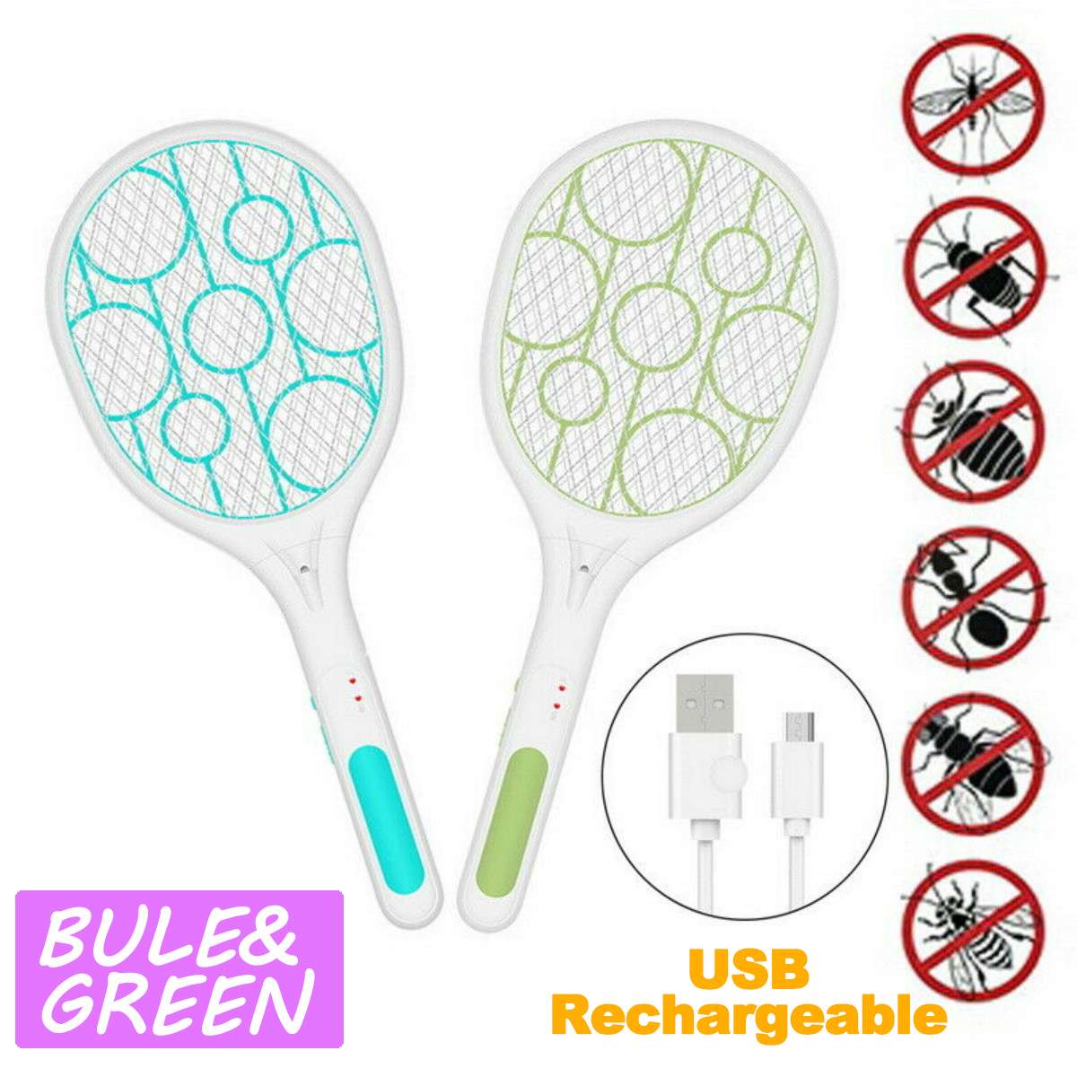 Electric Insect & Mosquito Killer Racket