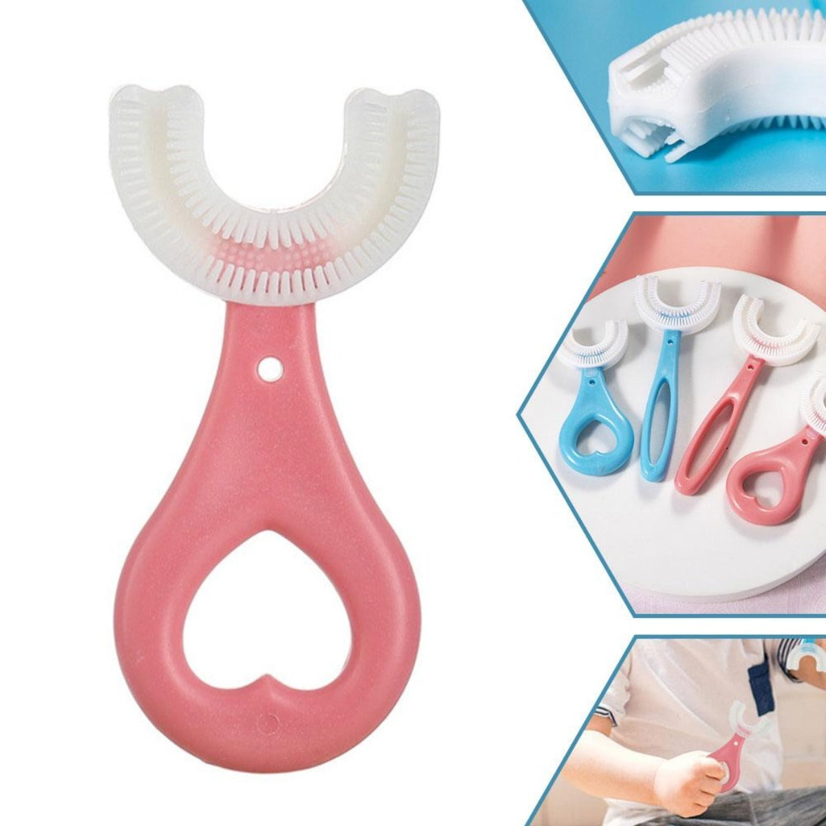Kids U-Shaped Toothbrush | 360 Degrees U Shaped Teeth Cleaning Brush