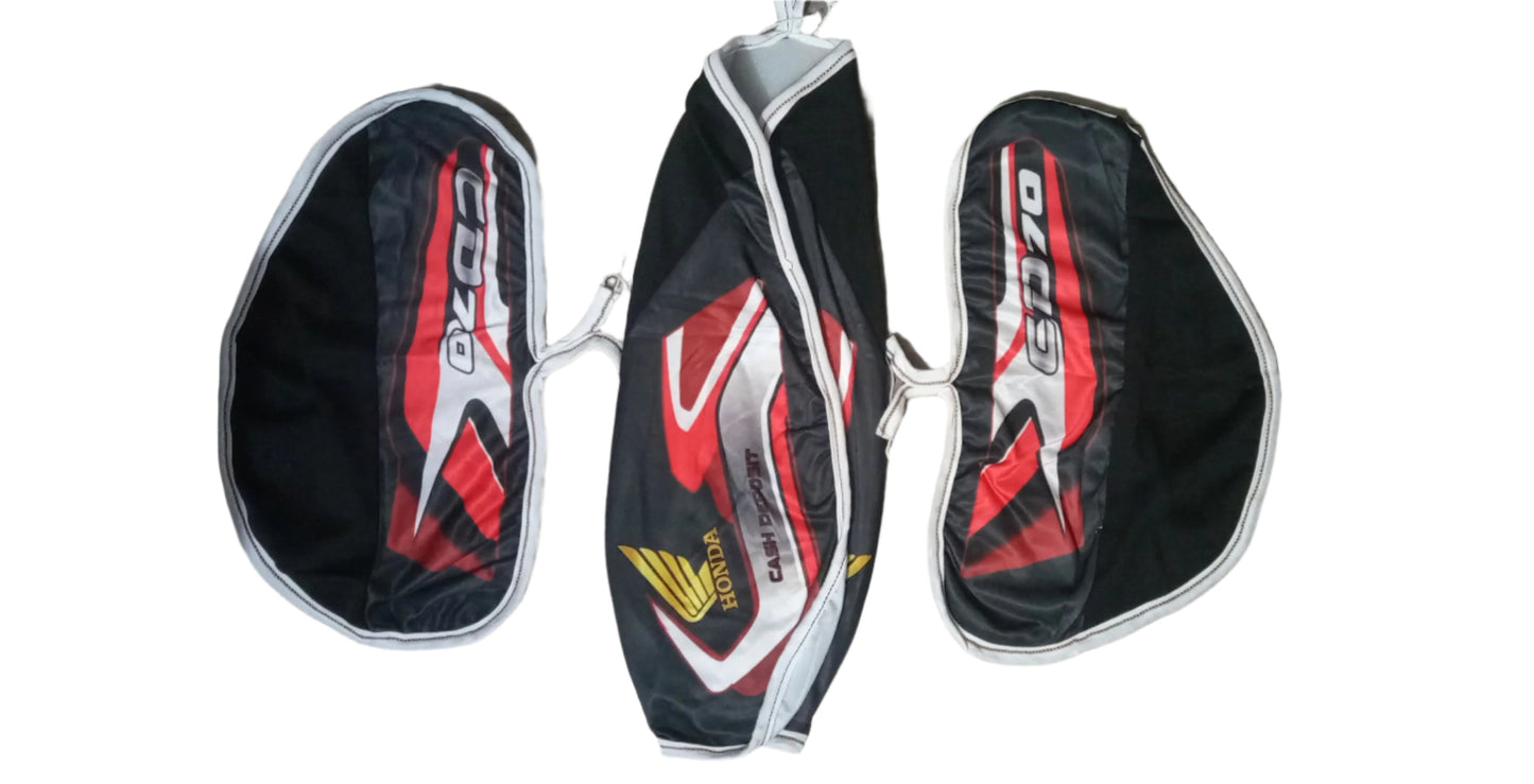 HIGH QUALITY 70 BIKE FOAM COVER 4 PCS KIT TANK COVER SEAT COVER SIDE COVER MULTICOLOR