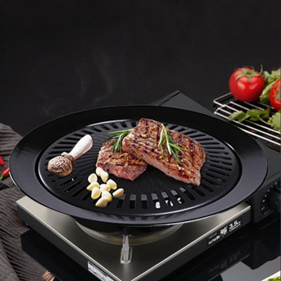 BBQ Grill Tray Smokeless Kitchen Portable Picnic Gas Stove Outdoor Accessories House and Cooking Indoor Stove top Barbecue Pan