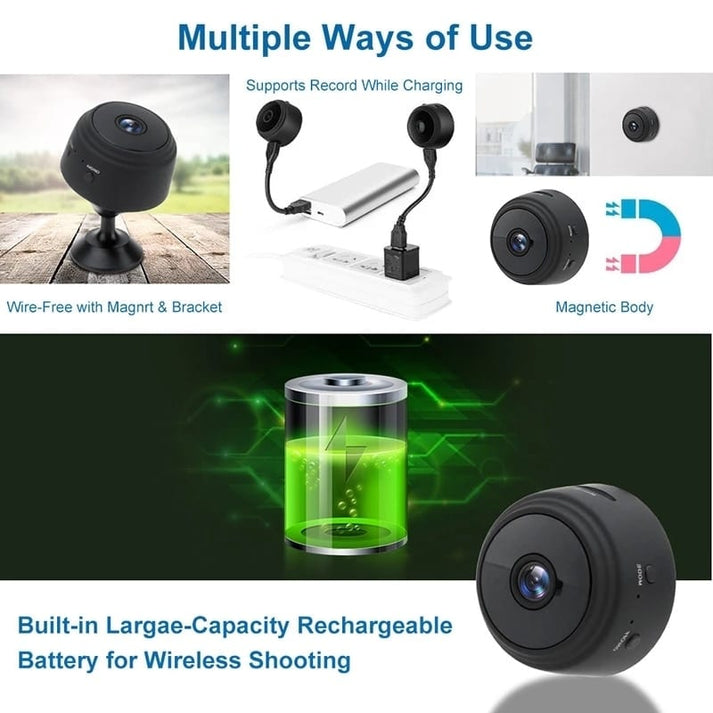 Mini Wifi Camera With A9 Surveillance Security