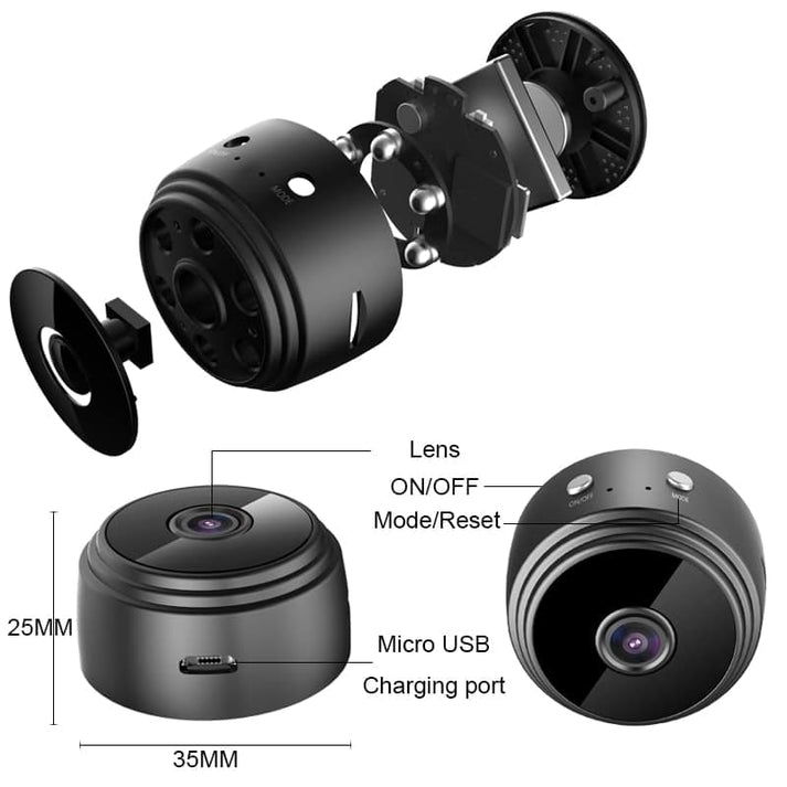 Mini Wifi Camera With A9 Surveillance Security