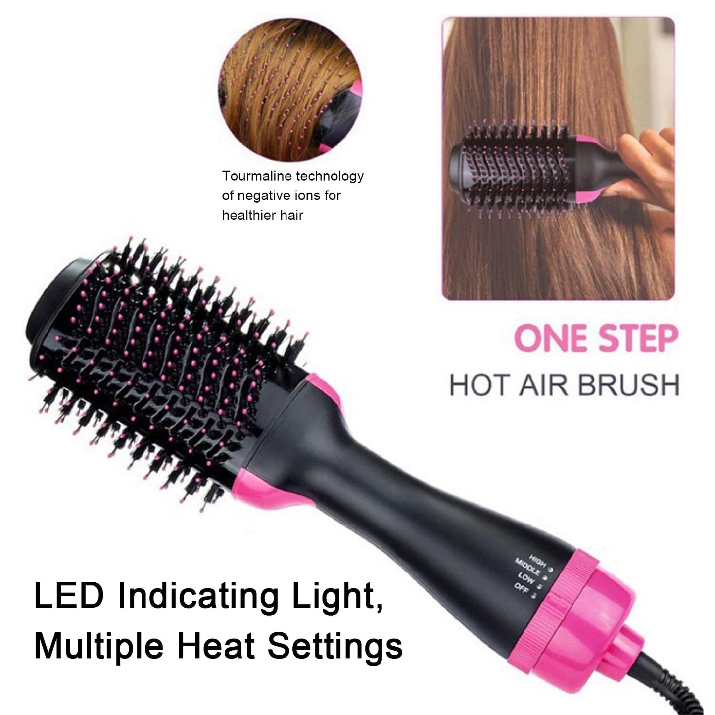 One-Step Hair Dryer And Volumizer with Hot Air Brush Dry
