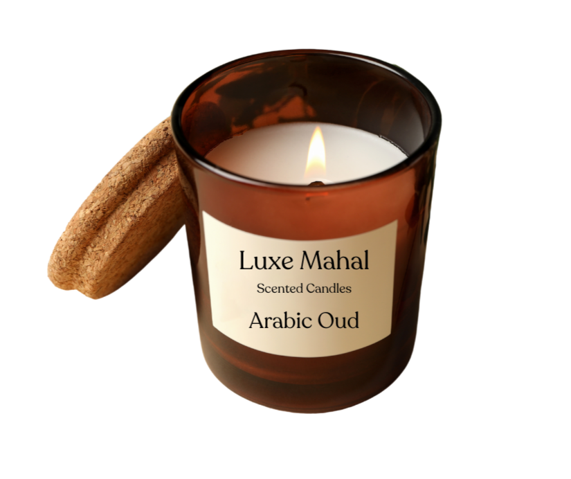 Arabic Oud Scented Candle Premium