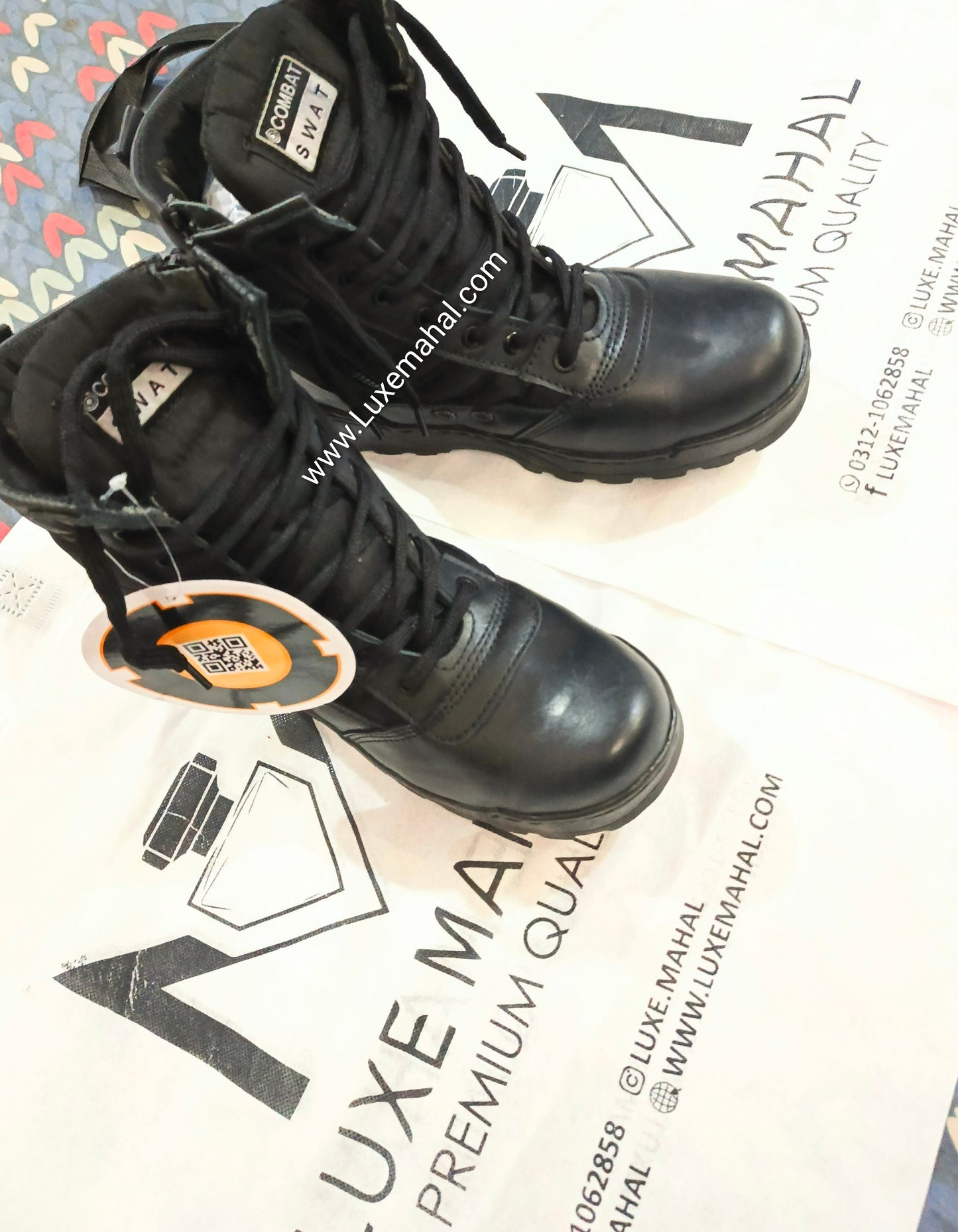SWAT Hiking Shoes Military Style Tactical Long Shoes Commando Shoes