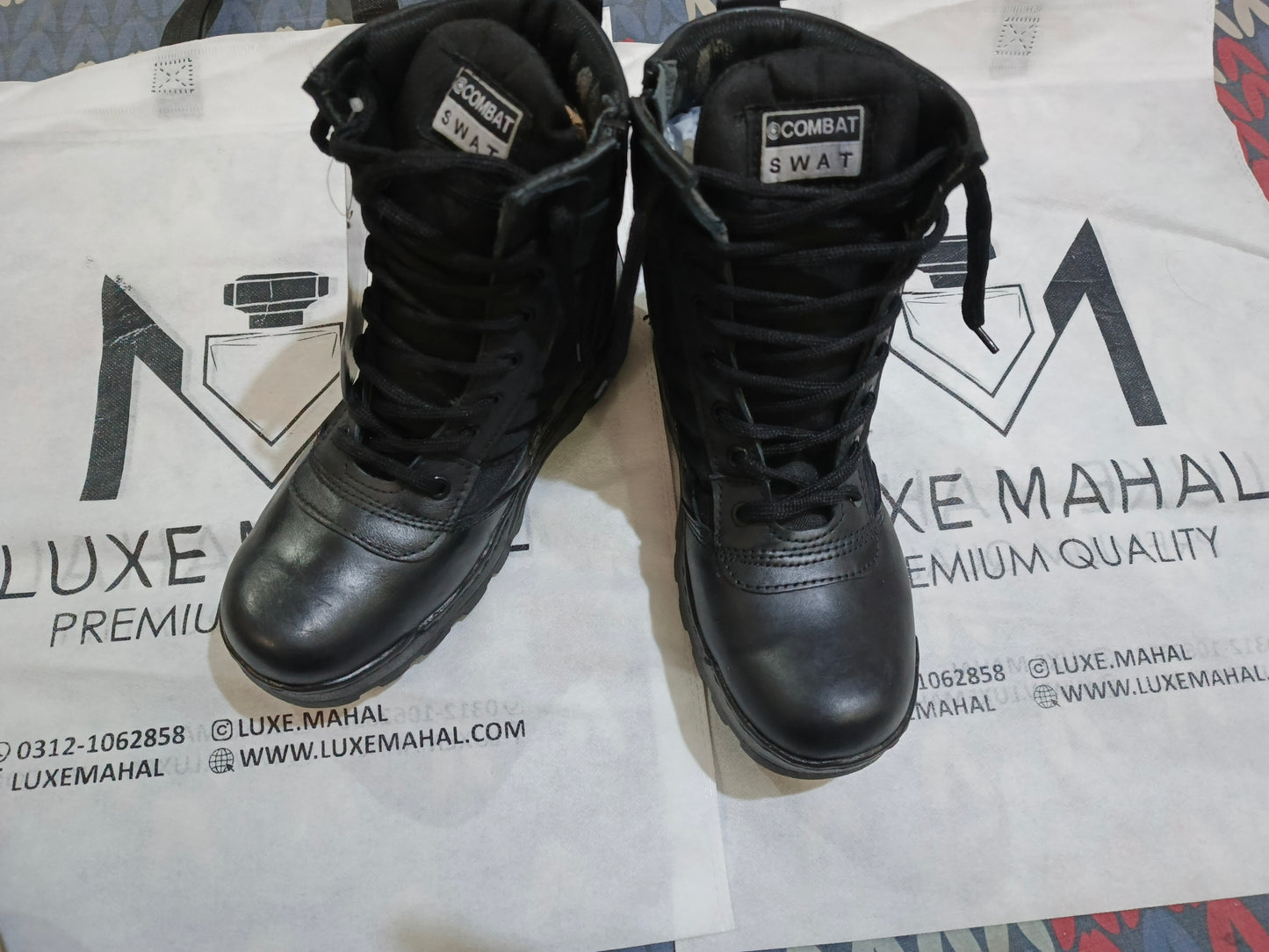 SWAT Hiking Shoes Military Style Tactical Long Shoes Commando Shoes