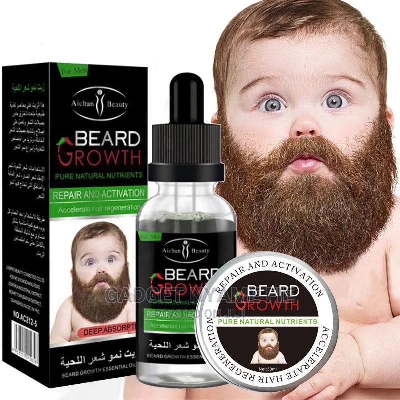 Natural Beard Growth Oil - organic growth for beard & mustache