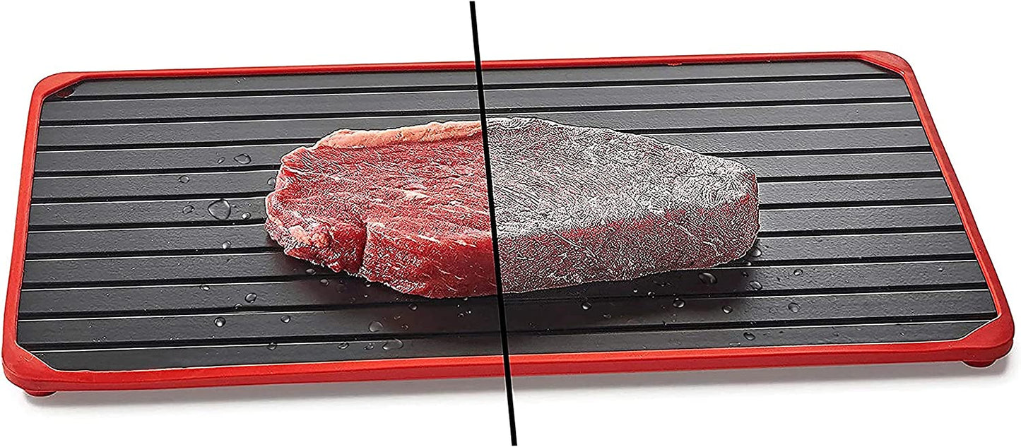 FOOD DEFROSTING TRAY FOR FROZEN FOOD, THAWING PLATE FOR FASTER DEFROSTING MEAT