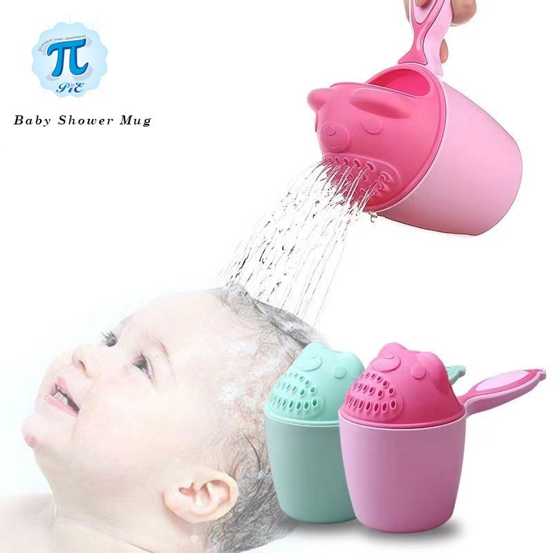 Kids Baby bath shower Mug Cartoon Baby Bath Mug,Baby Shampoo Cup Shower Spoons Wash Hair Bathing Flusher Cup Protection Eye Rinse Cup