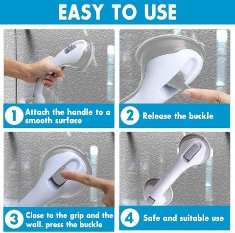 Bathroom Safety Helping Handle Anti Slip Support for Toilet Bathroom Shower