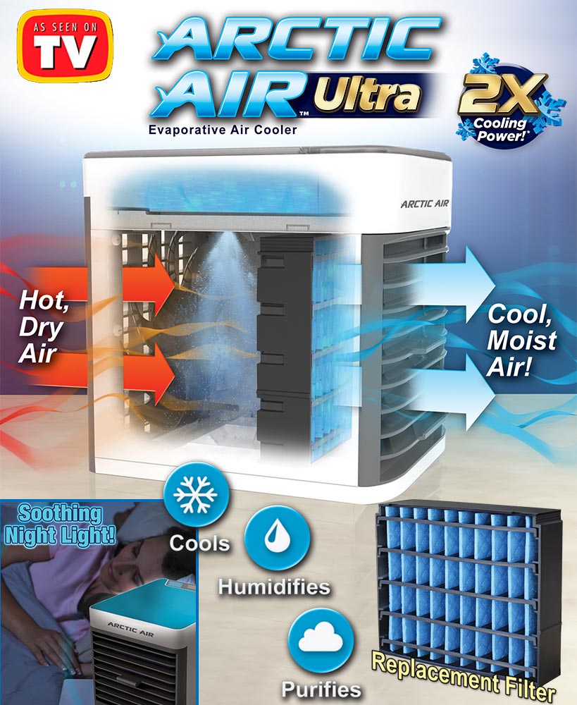 Portable Home Air CoolerArctic Air Ultra 2x Evaporative Air Conditioner