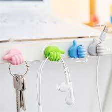 Thumb Hook Cable Clip Holder