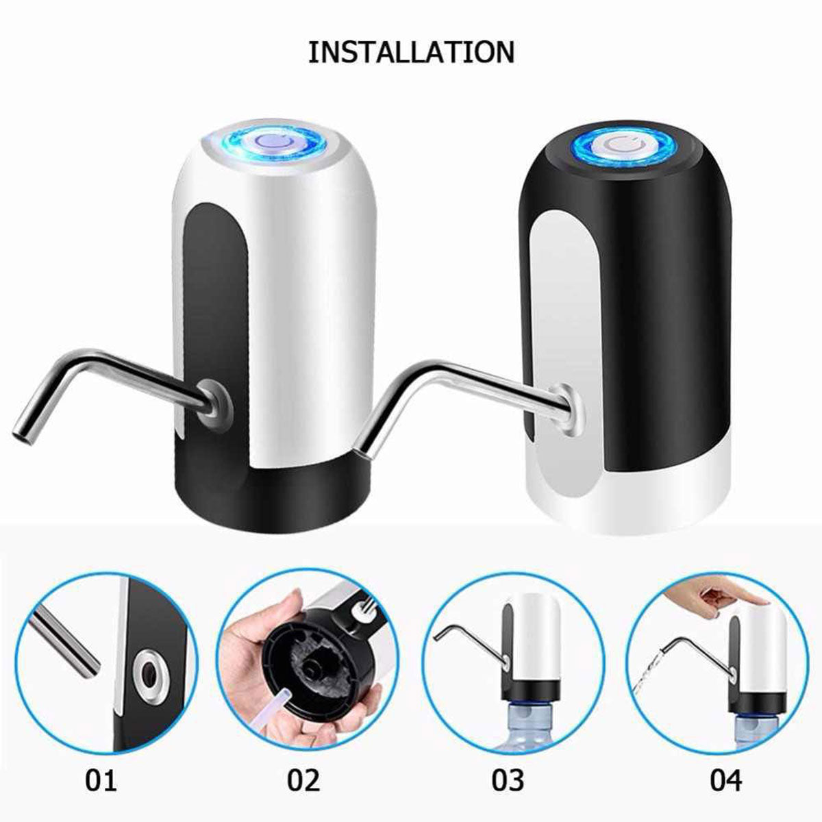 USB Rechargeable Automatic Water Pump Dispenser