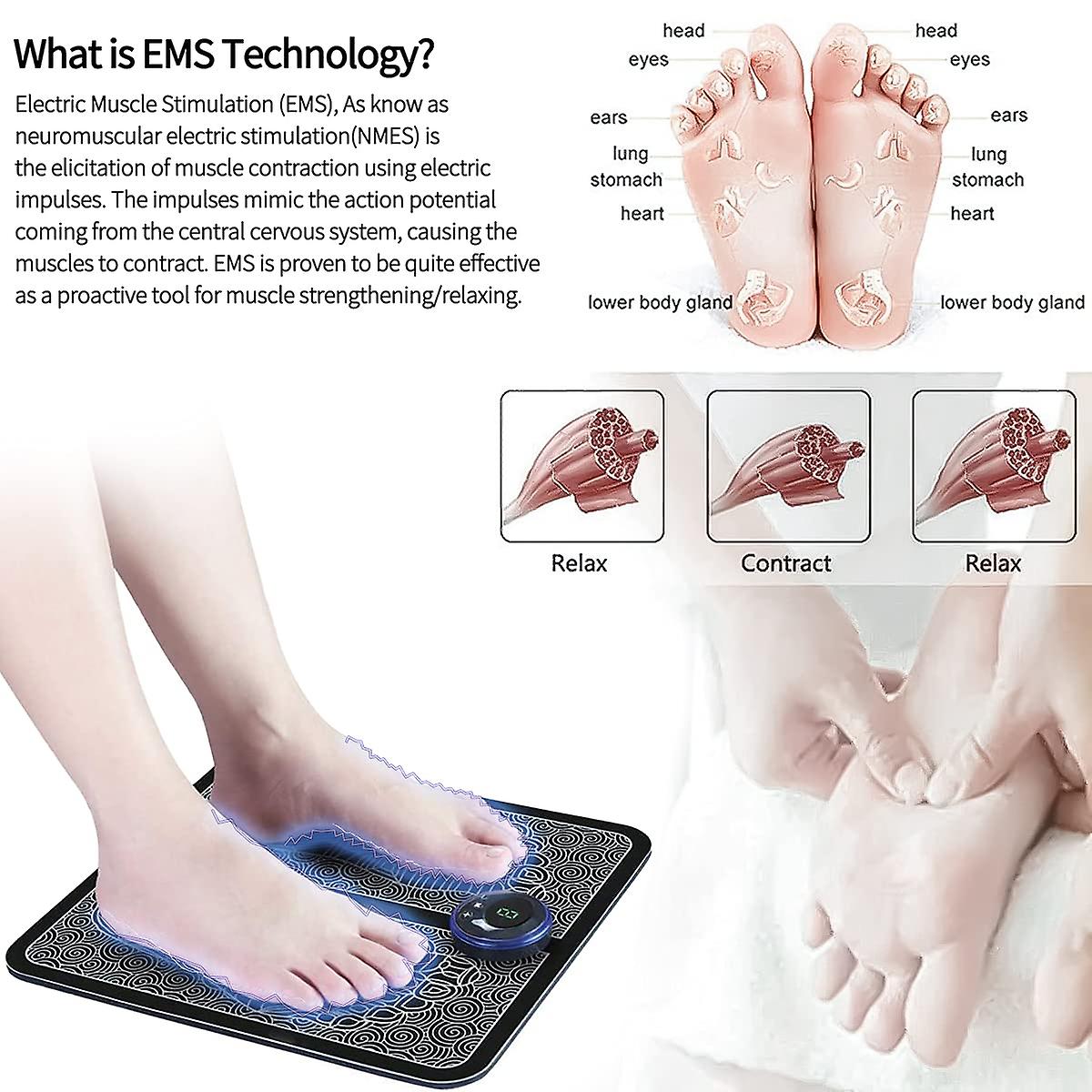 Electric EMS Foot Massage Pad