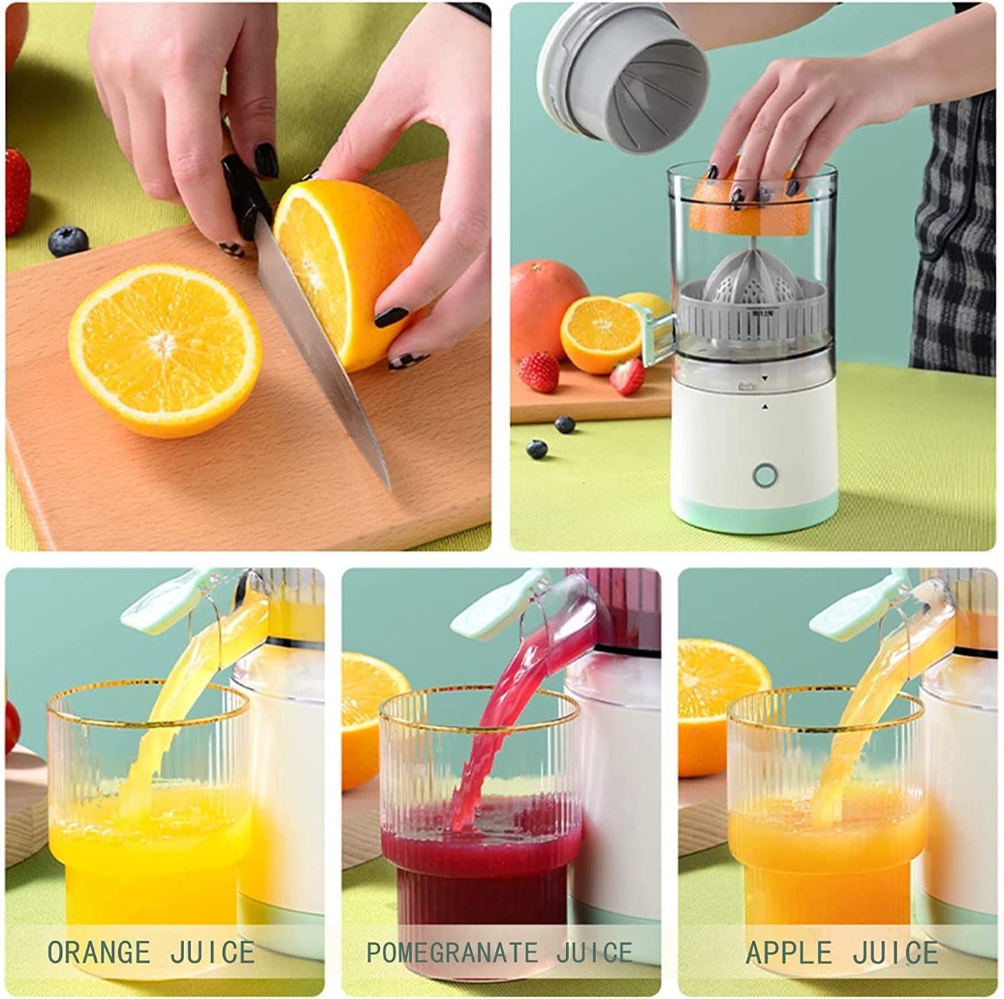 Wireless Portable Squeezer Juicer