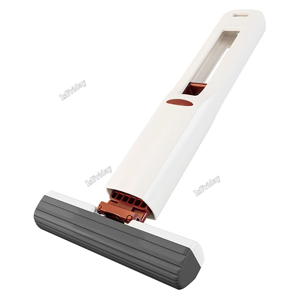 Portable Squeeze Mop Mini Cleaning Mops Handheld Kitchen Desk Bathroom Window Glass Sponge Cleaner Home Cleaning Tools