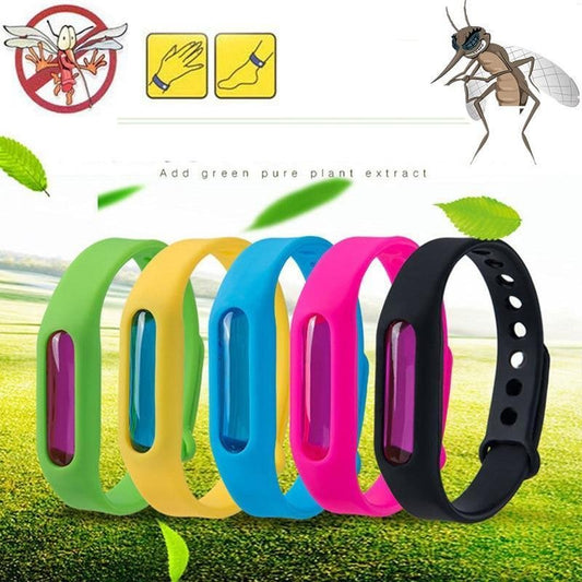 Mosquito Killer Silicone Anti-Bug Wristband for Adults & Kids