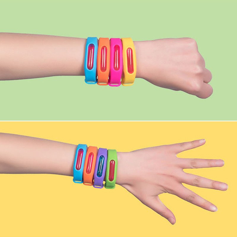 Mosquito Killer Silicone Anti-Bug Wristband for Adults & Kids