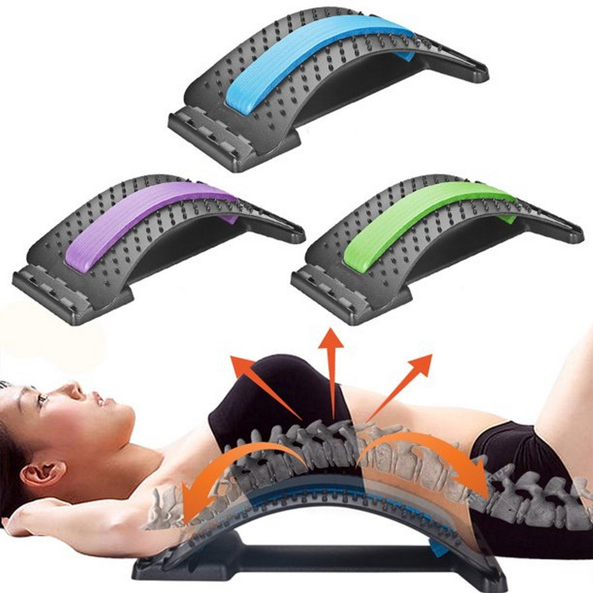 Back Stretching Massage Stretcher Fitness Equipment