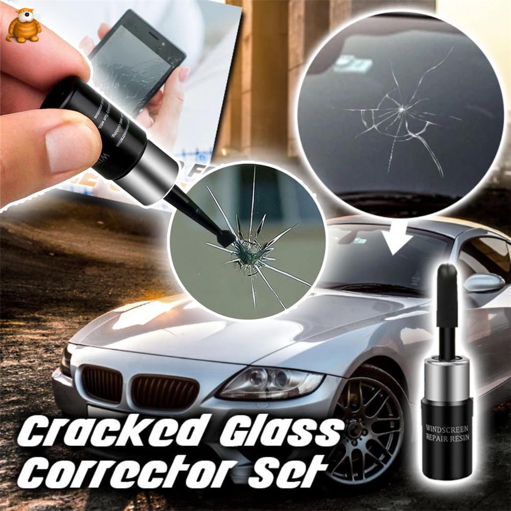 Automotive Glass Nano Repair Fluid Car Window Glass Crack Chip Repair Tool Kit