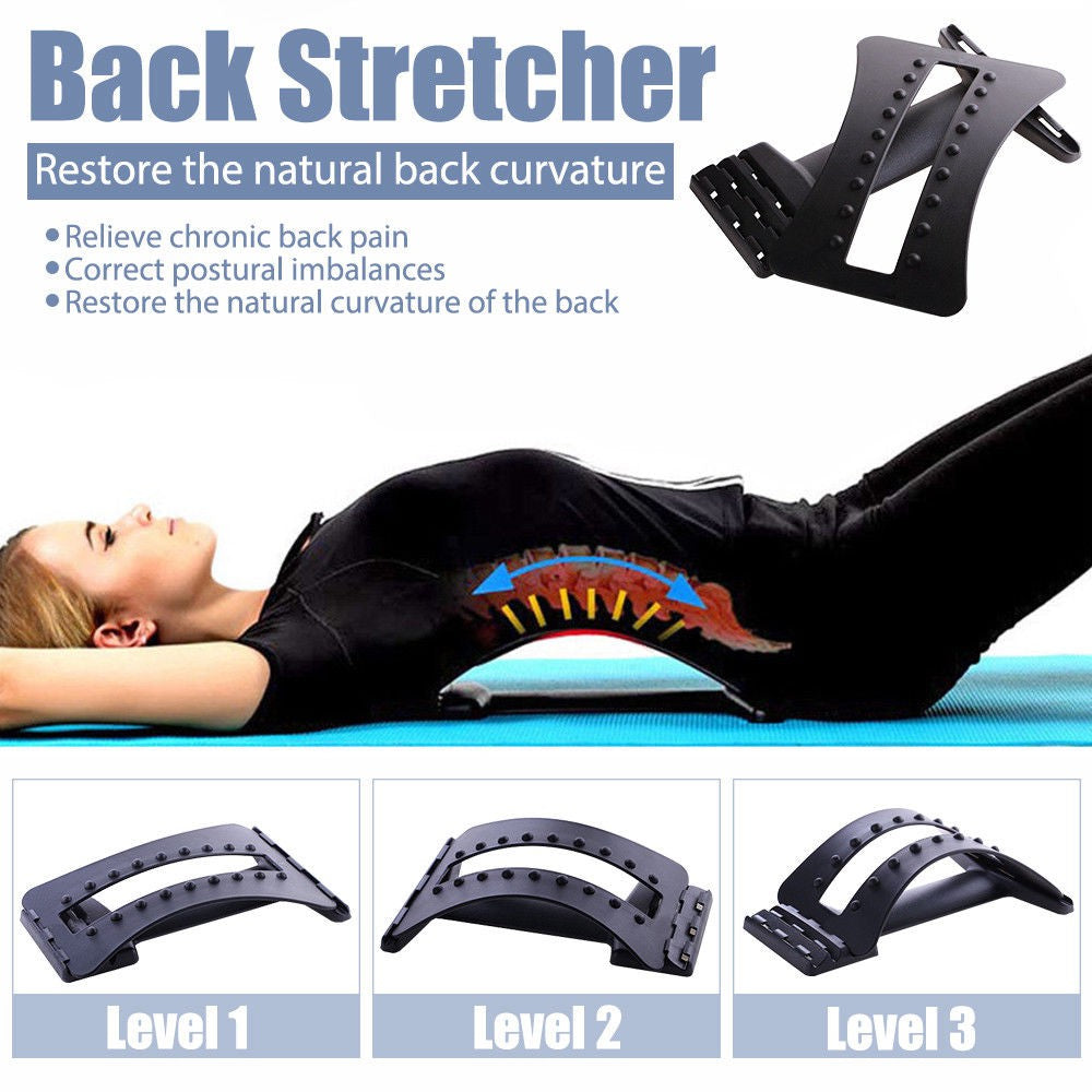 Back Stretching Massage Stretcher Fitness Equipment