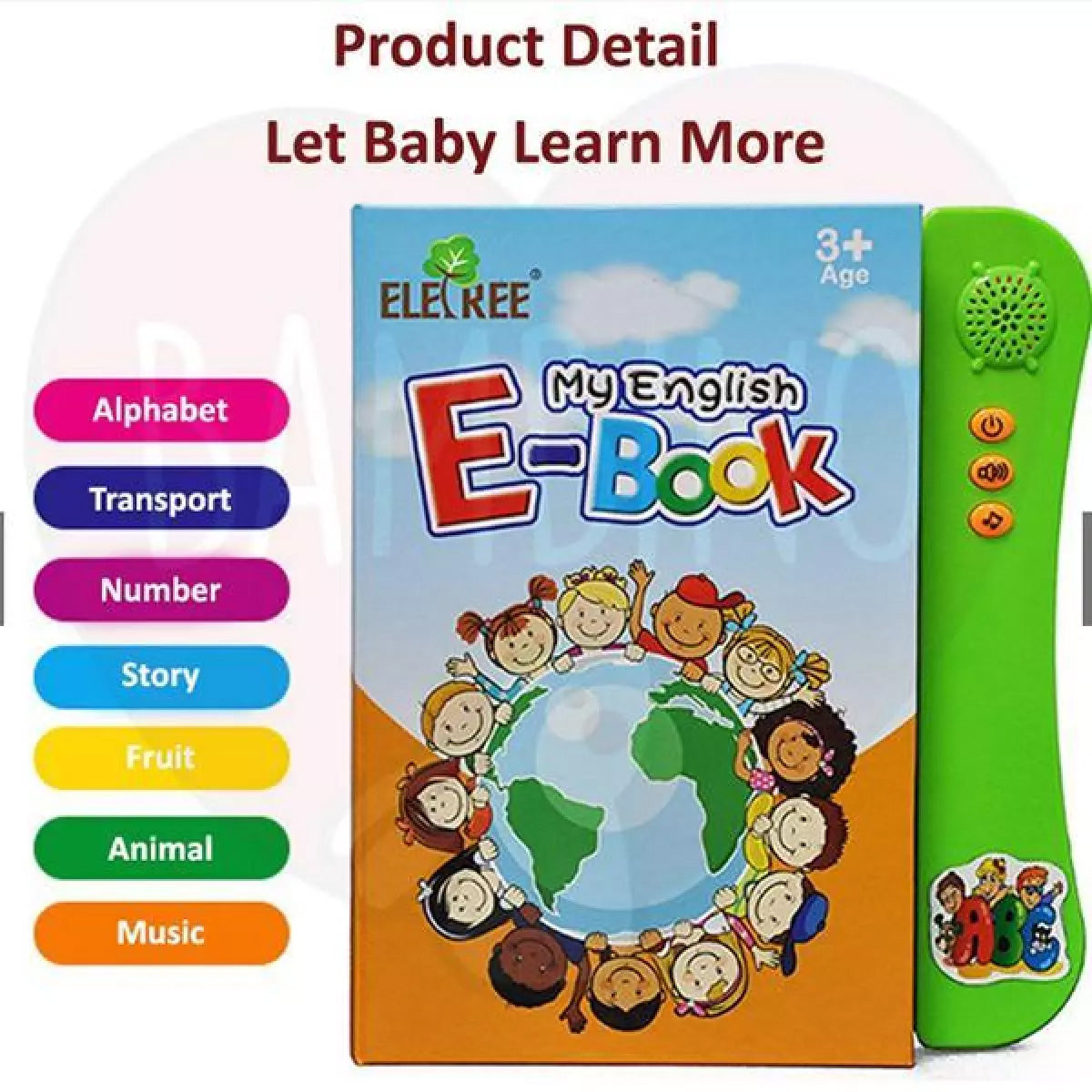 My English Musical E Learning Interactive Children Book